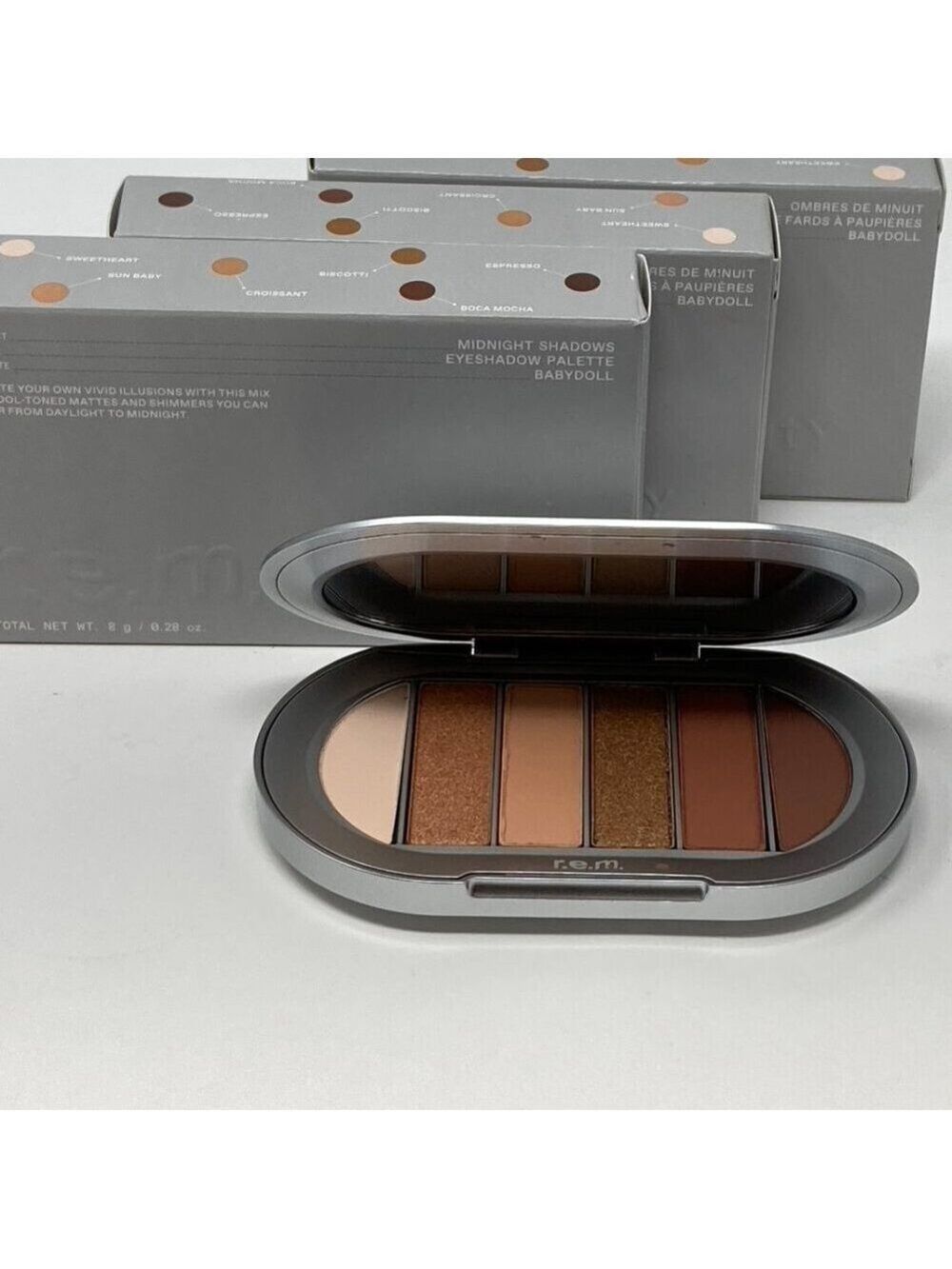 r.e.m. beauty Ariana Grande Babydoll Eyeshadow Palette 6 Neutral tones   2 PACK